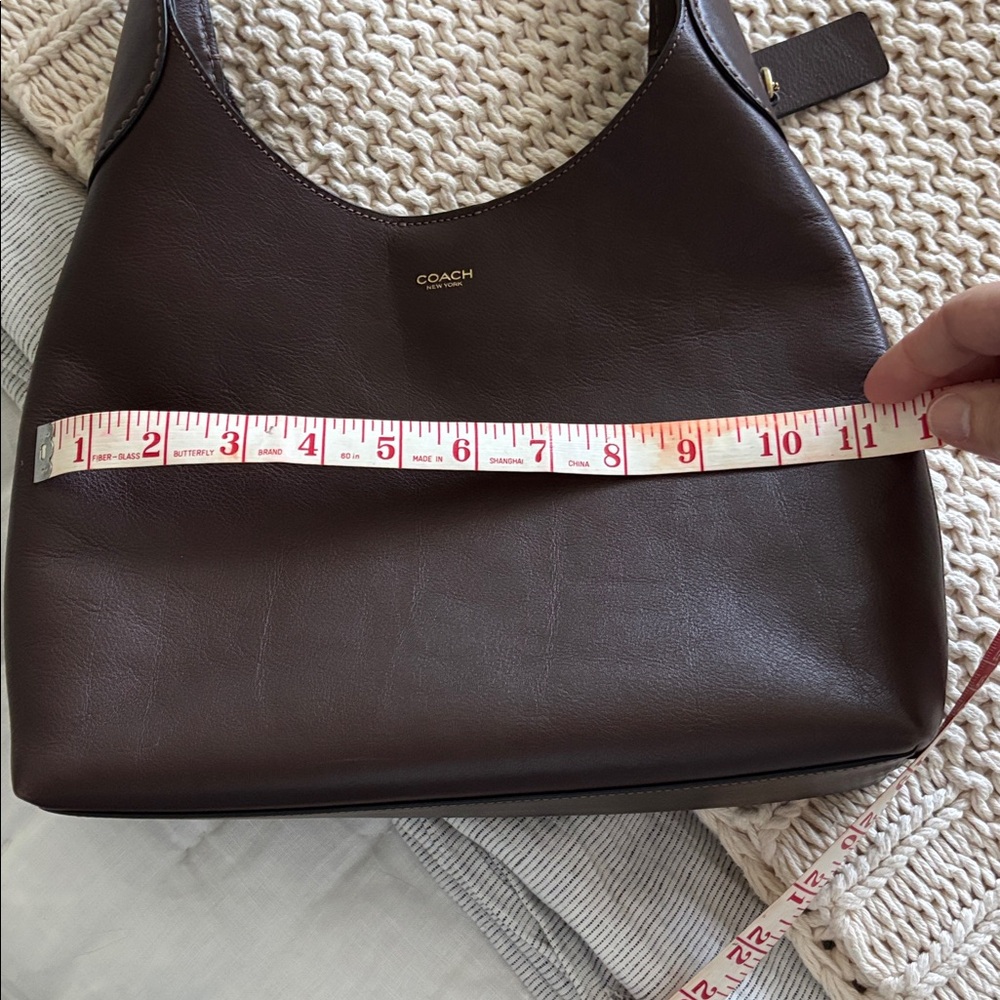 Coach Chocolate Brown Leather Brooklyn Shoulder Bag - Picture 7 of 11